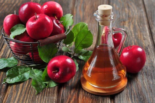 Apple cider vinegar is good for relieving arthritic pain in an inflamed knee joint. 